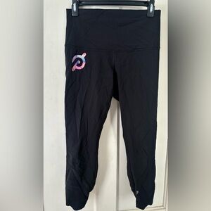Lululemon Black Leggings with Peloton Logo